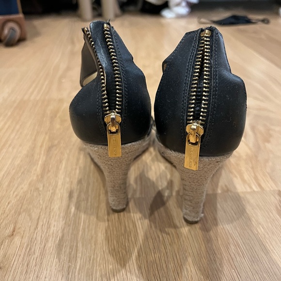 Michael Kors Black Wedge Heels - Picture 4 of 5